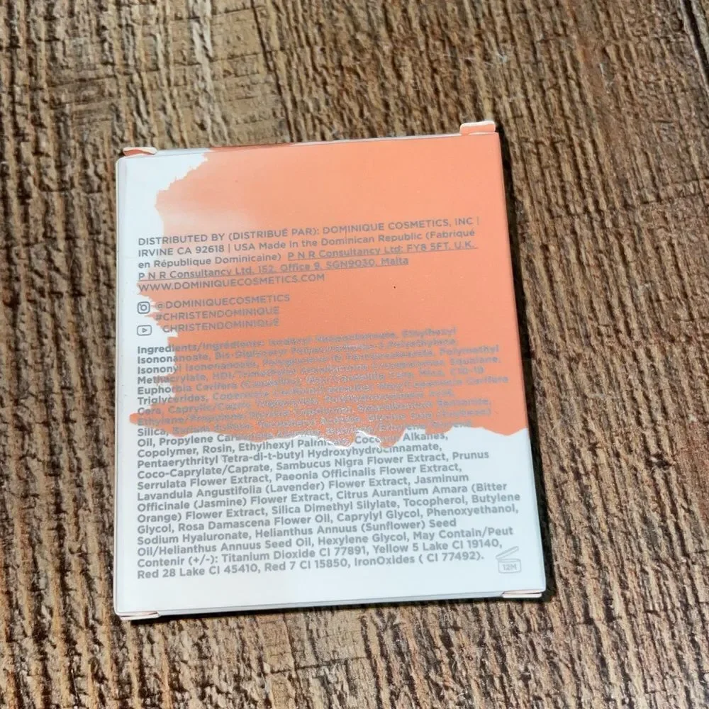 💜 Silk Tone Cream Blush DOMINIQUE COSMETICS Warm peach - 0.17oz